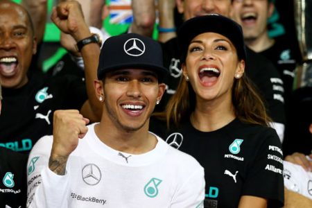 Lewis Hamilton and his sweetheart Nicole Scherzinger 